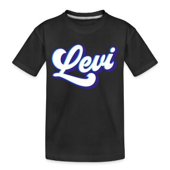 Lévi | Couleurs changeantes - T-shirt bio Premium Enfant - noir - Devant