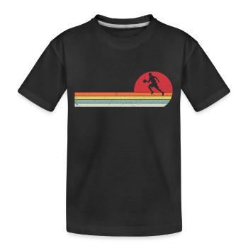Basketball - Kids' Premium Organic T-Shirt - black - Front