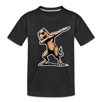 Cadeau élégant de dromadaire de dromadaire - T-shirt bio Premium Enfant - noir - Devant