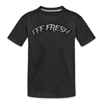 FFF FRESH - Kids' Premium Organic T-Shirt - black - Front