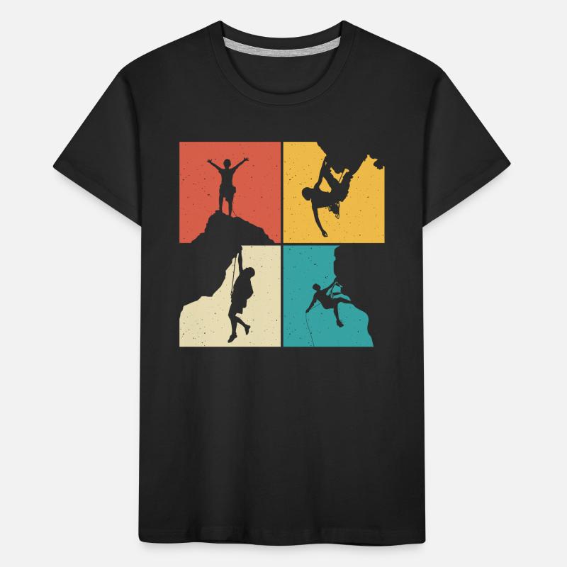 Bergklettern Kinder Premium Bio T-Shirt