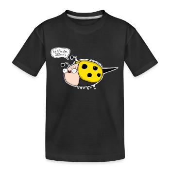 Marvinbiene - Premium Longsleeve - Women - Kinder Premium Bio T-Shirt - Schwarz - Vorne