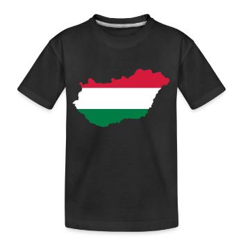 Hongrie - T-shirt bio Premium Enfant - noir - Devant