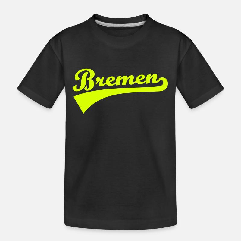 Bremen - Kinder Premium Bio T-Shirt - Schwarz