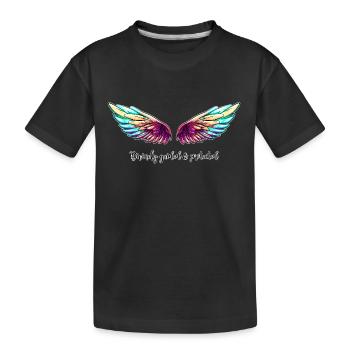 DIVINELY GUIDED & PROTECTED - Grand Piano - Kids' Premium Organic T-Shirt - black - Front