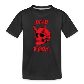 Devil Skull Dead Inside - T-shirt bio Premium Enfant - noir - Devant