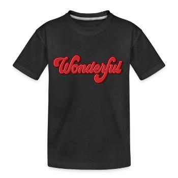Merveilleux | Couleurs changeantes - T-shirt bio Premium Enfant - noir - Devant