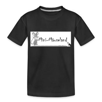 Logo SW - Kinder Premium Bio T-Shirt - Schwarz - Vorne