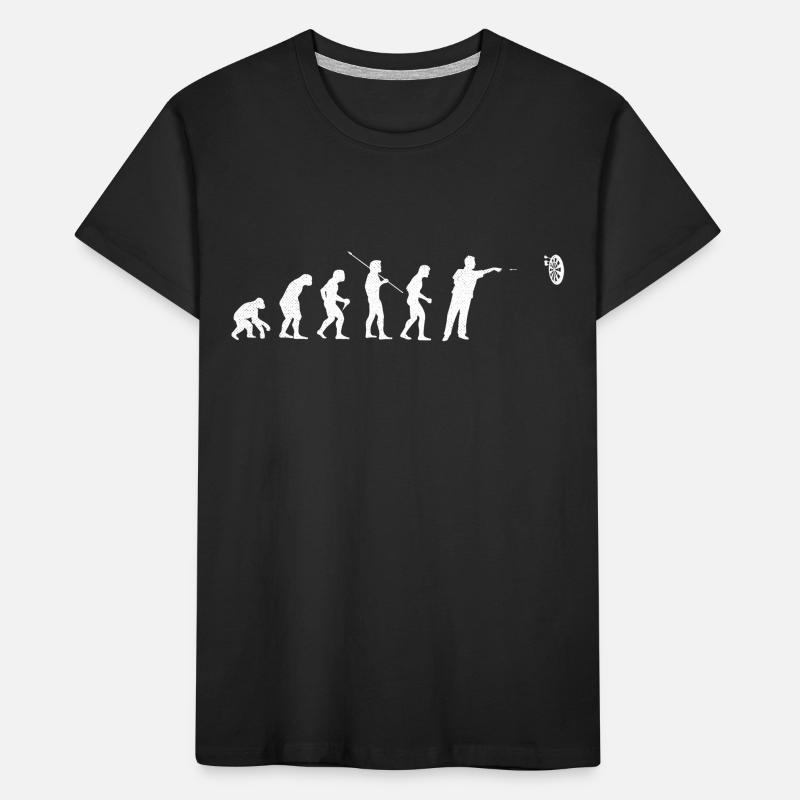 Darts Evolution Darts Player Darts Darts Cadeau T-shirt bio Premium Enfant
