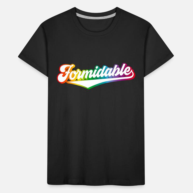 Formidable puissance arc-en-ciel T-shirt bio Premium Enfant