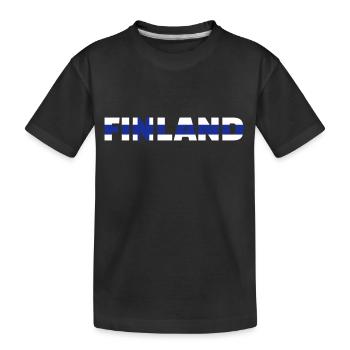 Finland - T-shirt bio Premium Enfant - noir - Devant