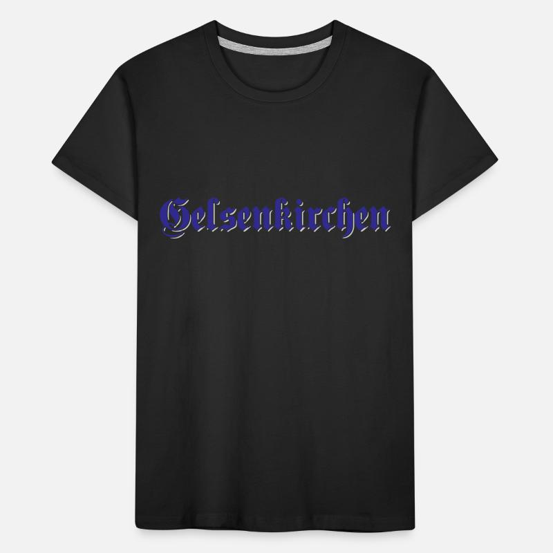Gelsenkirchen Text | Colors changeable Kids' Premium Organic T-Shirt