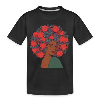 Afro-Américains Afrique - T-shirt bio Premium Enfant - noir - Devant