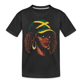 Afro-Américains Afrique - T-shirt bio Premium Enfant - noir - Devant