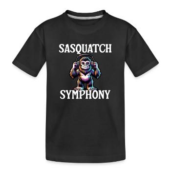 Symphonie du Sasquatch - T-shirt bio Premium Enfant - noir - Devant