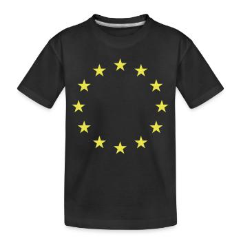 L’Europe unie l’UE - T-shirt bio Premium Enfant - noir - Devant
