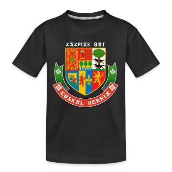 Euskal Herria - Pays Basque 91 - T-shirt bio Premium Enfant - noir - Devant