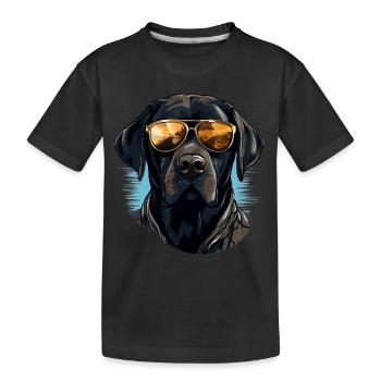 Urban Retriever: Streetwise Labrador Vibes - T-shirt bio Premium Enfant - noir - Devant