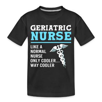 Altenheim Altenpflegerin Krankenpfleger - Kinder Premium Bio T-Shirt - Schwarz - Vorne