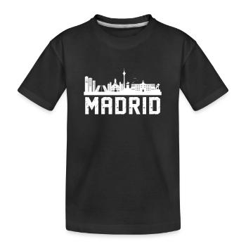 Horizon de Madrid - T-shirt bio Premium Enfant - noir - Devant