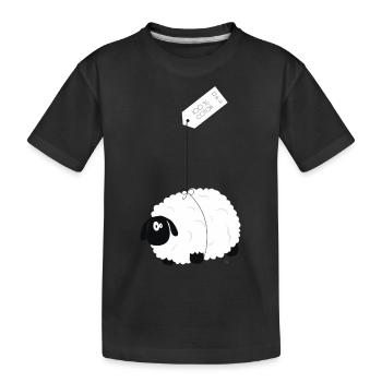 100 % coton - T-shirt bio Premium Enfant - noir - Devant