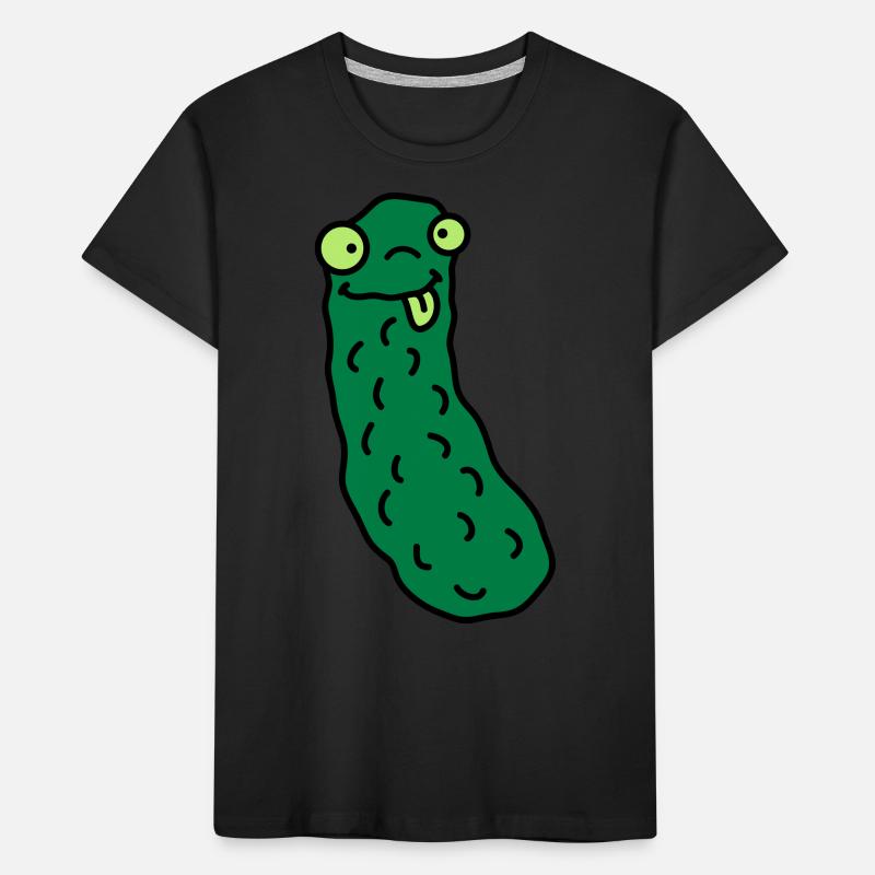 Funny Cucumber Kids' Premium Organic T-Shirt