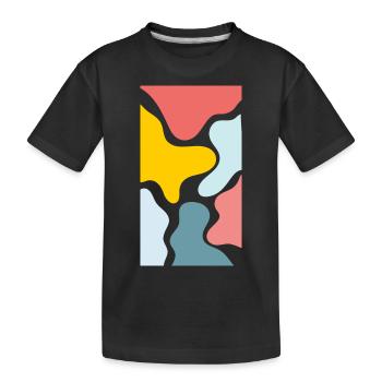 Cas de téléphone d’impression de vache, cas de Samsung, cas d’iphone - T-shirt bio Premium Enfant - noir - Devant