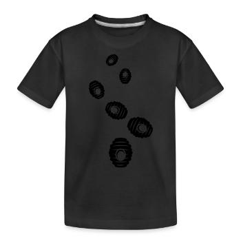 Abeille Icon miel - T-shirt bio Premium Enfant - noir - Devant