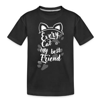 Pretty Darling Cats - T-shirt bio Premium Enfant - noir - Devant