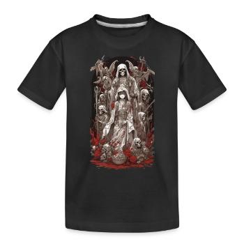 Occulte Anime Gothique Streetwear Design - T-shirt bio Premium Enfant - noir - Devant