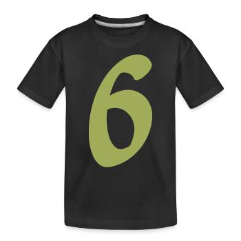 6 - T-shirt bio Premium Enfant - noir - Devant