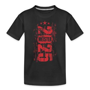 Meister 2025 - Kinder Premium Bio T-Shirt - Schwarz - Vorne