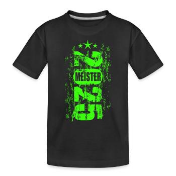 Meister 2025 - Kinder Premium Bio T-Shirt - Schwarz - Vorne