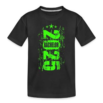 Bachelor 2025 Vintage - Kinder Premium Bio T-Shirt - Schwarz - Vorne