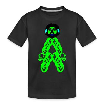 Yahoo (Englisch) - Kinder Premium Bio T-Shirt - Schwarz - Vorne