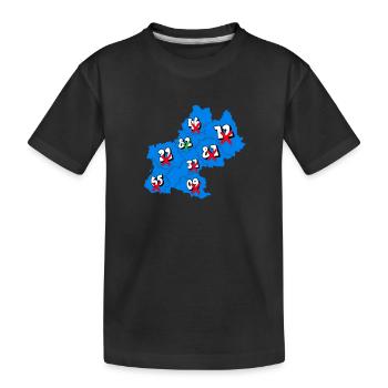 Midi-Pyrénées Region - Kids' Premium Organic T-Shirt - black - Front