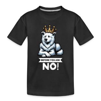 Avant de demander Berger Blanc Berger Berger - T-shirt bio Premium Enfant - noir - Devant