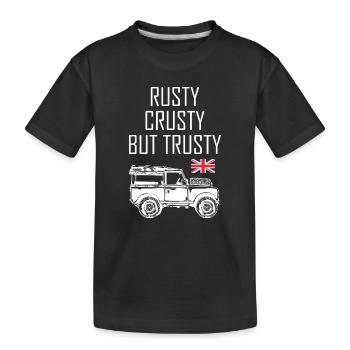 Rusty_Crusty_but_Trusty - T-shirt bio Premium Enfant - noir - Devant