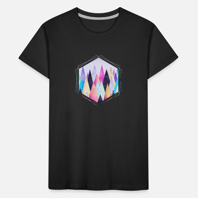 Hipster triangles (geometry) Abstract Mountains Kids' Premium Organic T-Shirt
