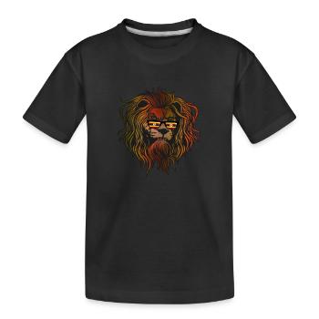 Uganda - Kids' Premium Organic T-Shirt - black - Front