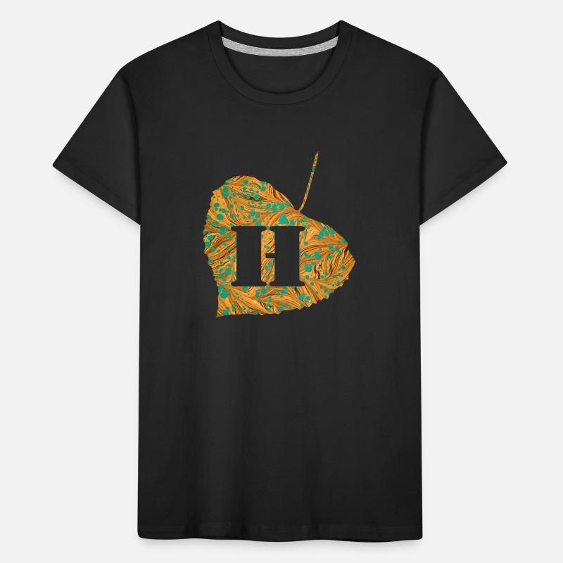 Feuille E 95 h T-shirt bio Premium Enfant
