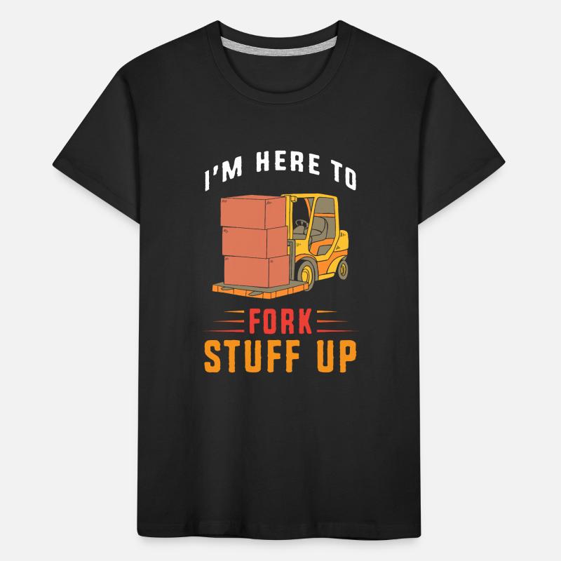 Gabelstaplerfahrer Kinder Premium Bio T-Shirt