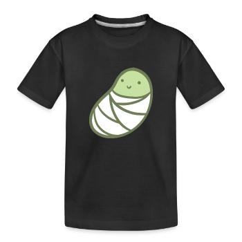 Süße Bohne - Kinder Premium Bio T-Shirt - Schwarz - Vorne