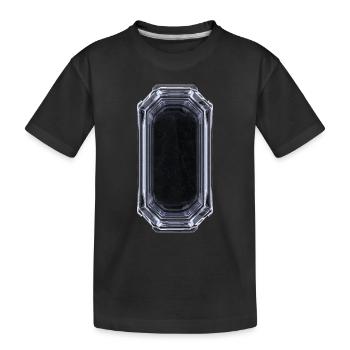 Cristal mystérieux - Noir & Blanc - T-shirt bio Premium Enfant - noir - Devant