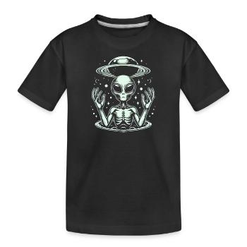 Alien - T-shirt bio Premium Enfant - noir - Devant