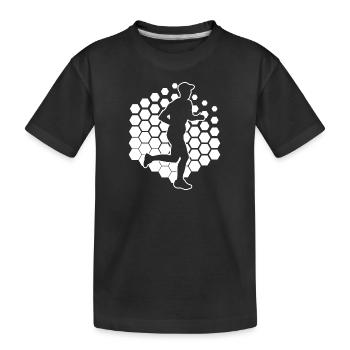 Jogging Jogging Marathon Coureur - T-shirt bio Premium Enfant - noir - Devant