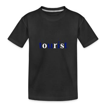 Idée cadeau touristique grecque Grèce - T-shirt bio Premium Enfant - noir - Devant