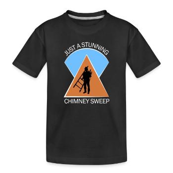 Chimney Sweep Chimney Sweep - Kids' Premium Organic T-Shirt - black - Front