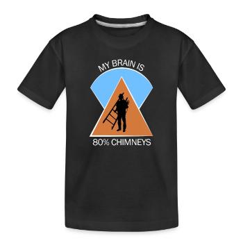 Chimney Sweep Chimney Sweep - Kids' Premium Organic T-Shirt - black - Front