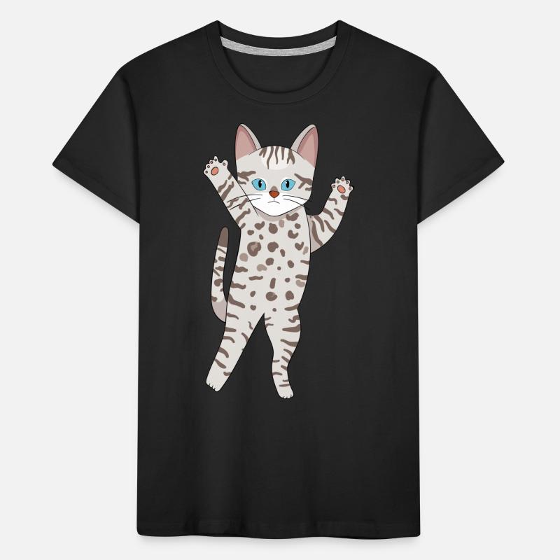 Grey Bengal Kids' Premium Organic T-Shirt
